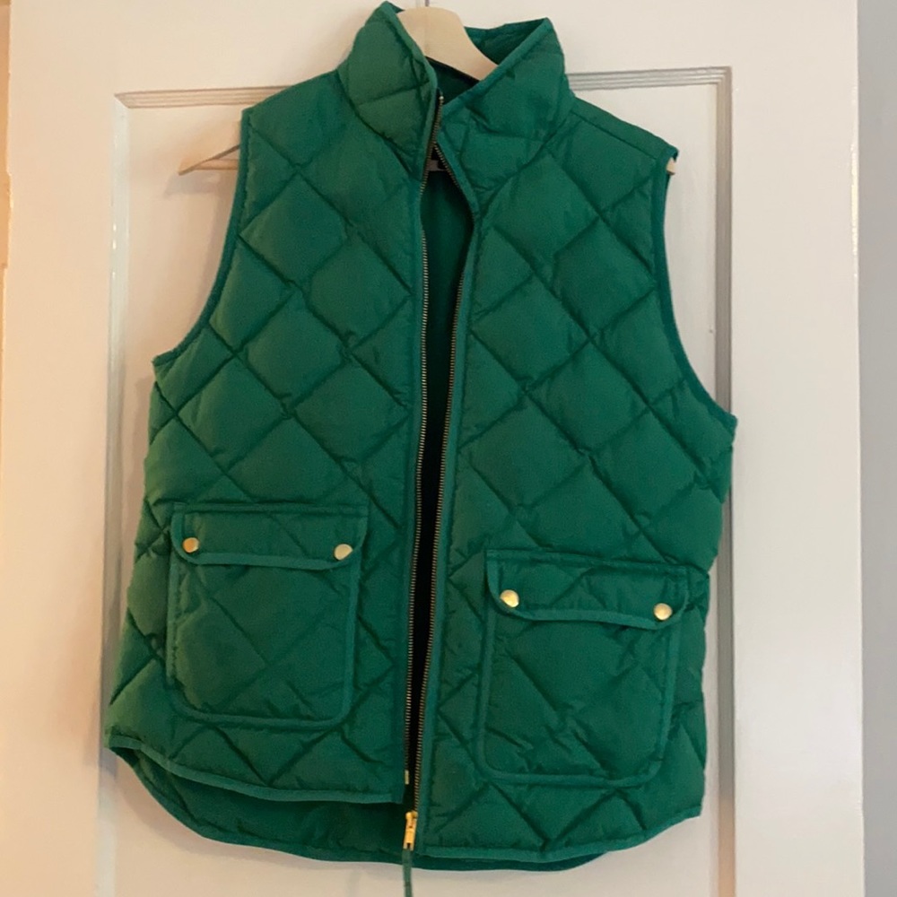 J. Crew vest. Kelly Green.